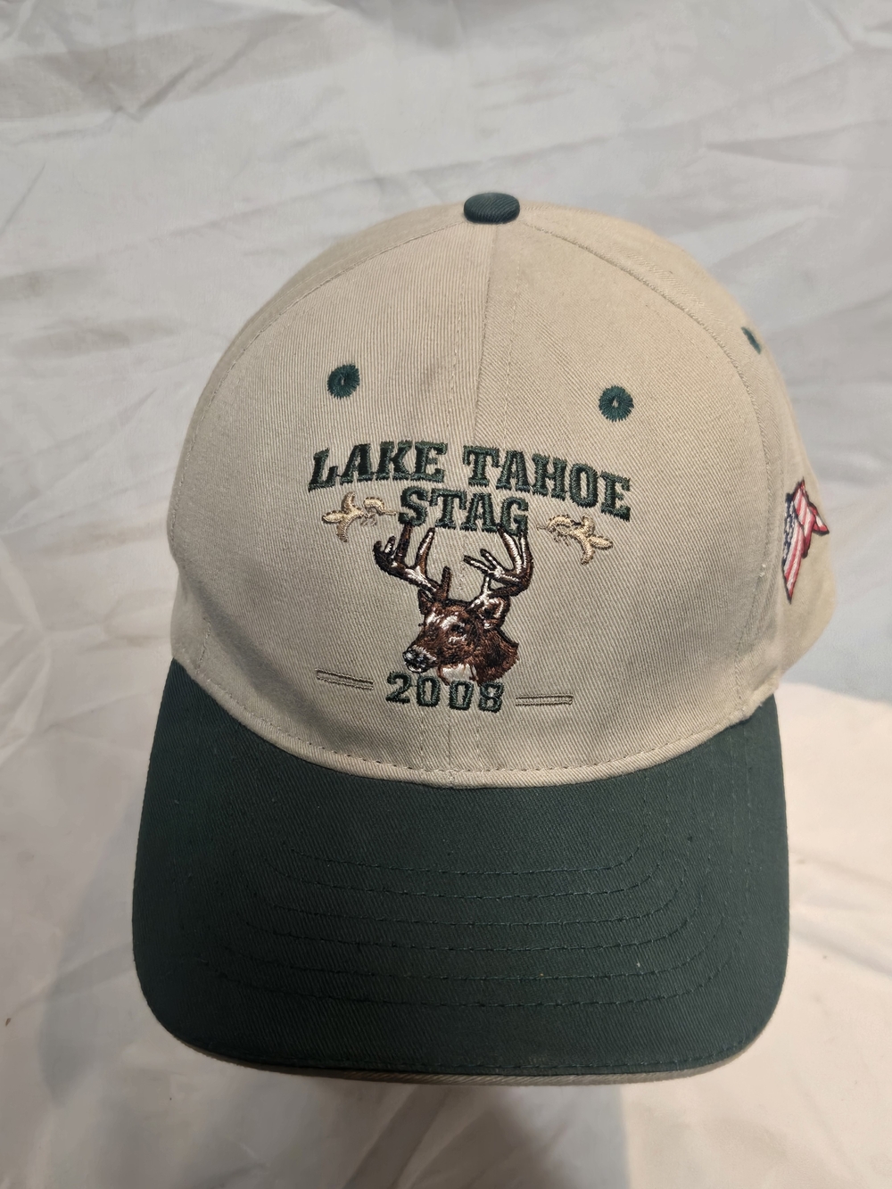 Lake Tahoe Stag 2008 Embroidered Two-Tone Baseball Cap